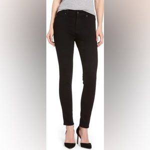 ADRIANO GOLDSCHMIED Farrah Skinny in Super Black Size 27